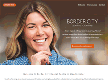 Tablet Screenshot of bordercitydentalcentre.com